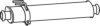 DINEX 73302 Middle Silencer